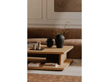 Casey Rustic Oak Large Coffee Table by Moe's Home at Eve Furniture