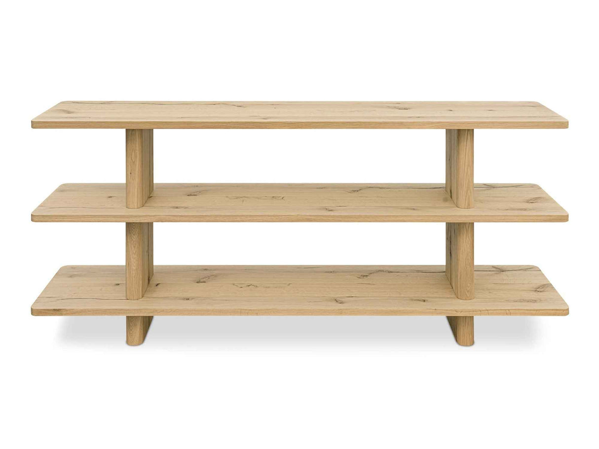 Casey Rustic Oak Small Bookcase