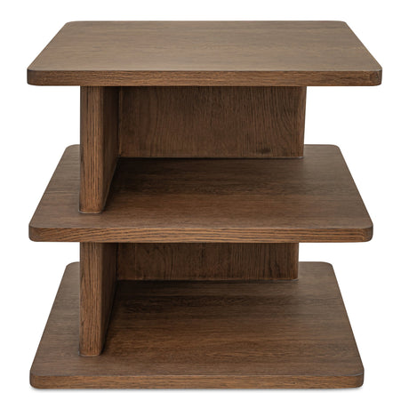 Casey Side Table Dark Brown by Moe's Home at Eve Furniture