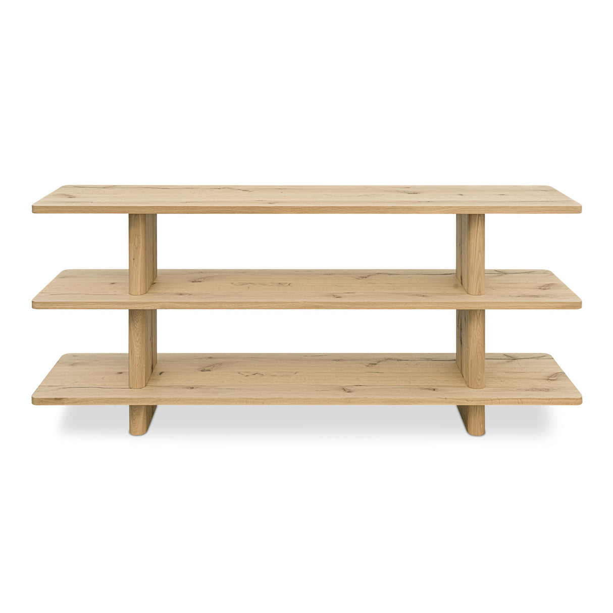 Casey Small Bookcase Rustic Oak by Moe's Home at Eve Furniture