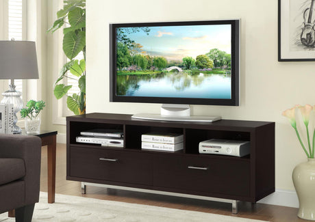Casey Cappuccino 2-Drawer Rectangular TV Console by Coaster at Eve Furniture