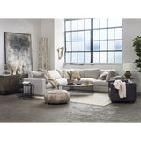 Cashmere Fur Pillow - Light Grey by Moe's Home at Eve Furniture