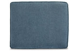 Cashton Blue Chair and Ottoman by Ashley at Eve Furniture