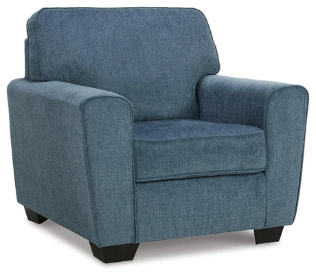Cashton Blue Chair by Ashley at Eve Furniture