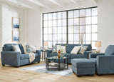 Cashton Blue Living Room Set by Ashley at Eve Furniture