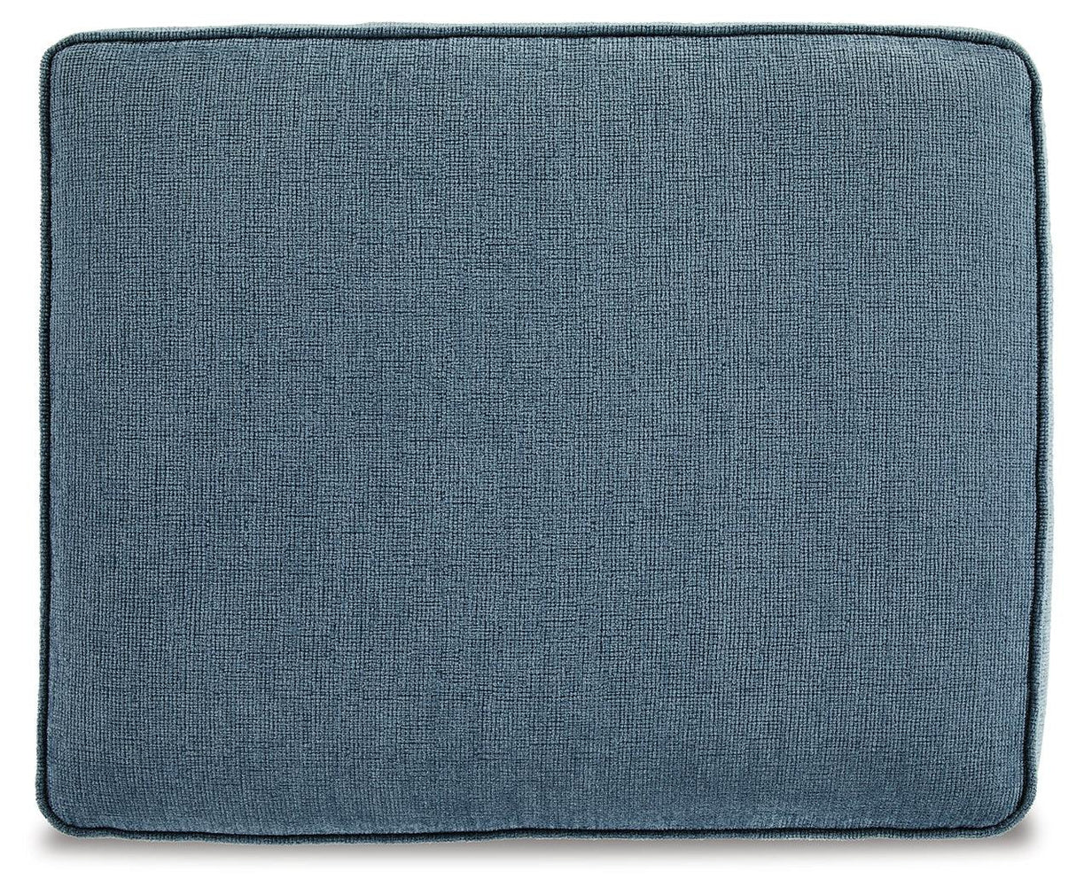 Cashton Blue Ottoman by Ashley at Eve Furniture