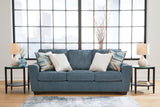 Cashton Blue Queen Sofa Sleeper