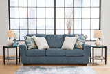Cashton Blue Sofa by Ashley at Eve Furniture