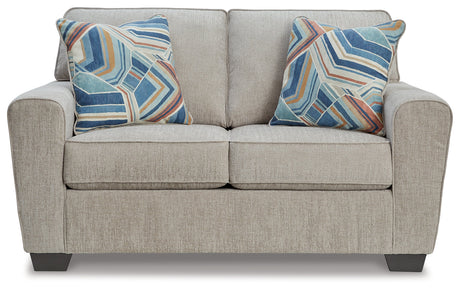 Cashton Ice Loveseat by Ashley at Eve Furniture
