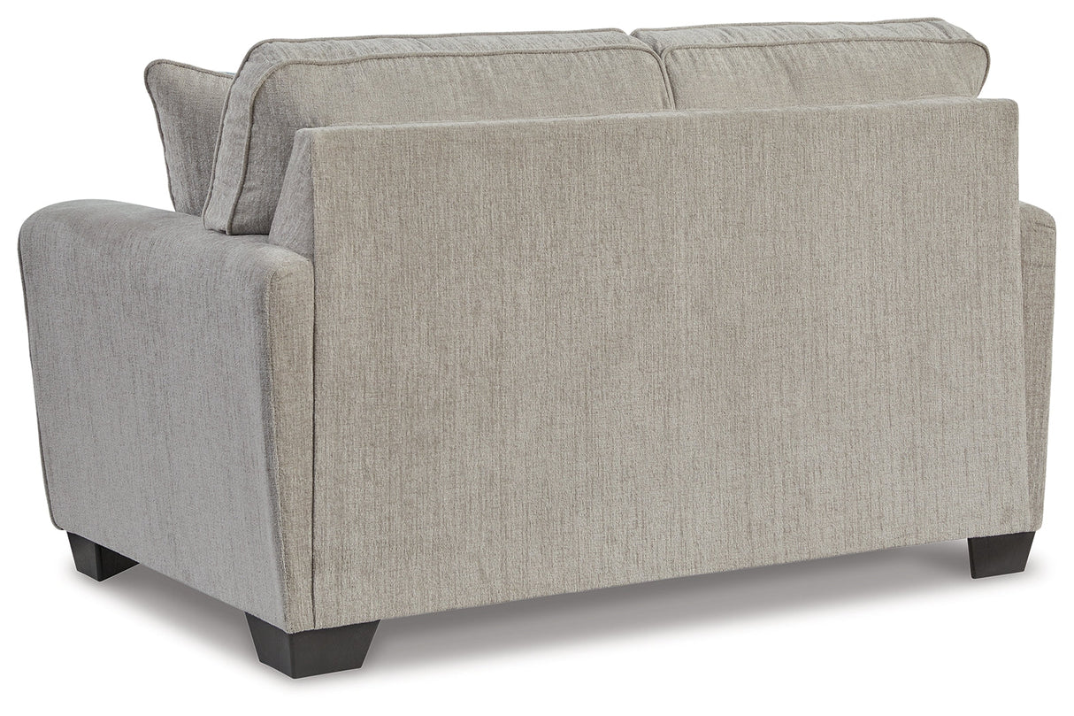 Cashton Ice Loveseat by Ashley at Eve Furniture