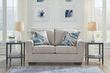 Cashton Ice Loveseat by Ashley at Eve Furniture