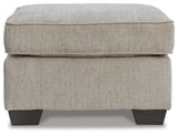 Cashton Ice Ottoman by Ashley at Eve Furniture