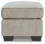 Cashton Ice Ottoman by Ashley at Eve Furniture