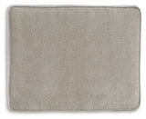 Cashton Ice Ottoman by Ashley at Eve Furniture