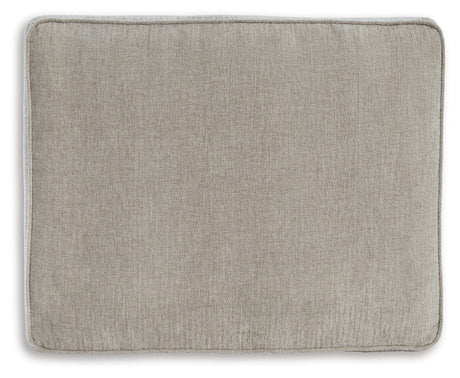 Cashton Ice Ottoman by Ashley at Eve Furniture