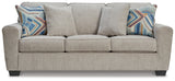 Cashton Ice Queen Sofa Sleeper by Ashley at Eve Furniture