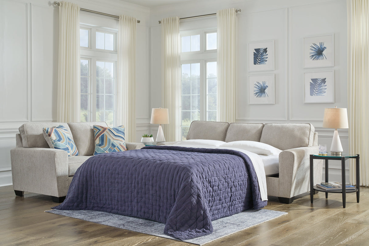 Cashton Ice Queen Sofa Sleeper by Ashley at Eve Furniture
