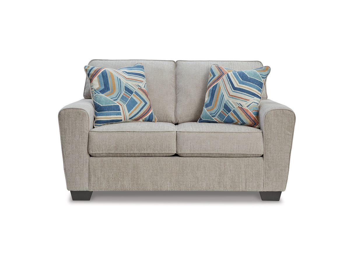 Cashton Ice Sofa and Loveseat by Ashley at Eve Furniture