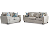 Cashton Ice Sofa and Loveseat by Ashley at Eve Furniture