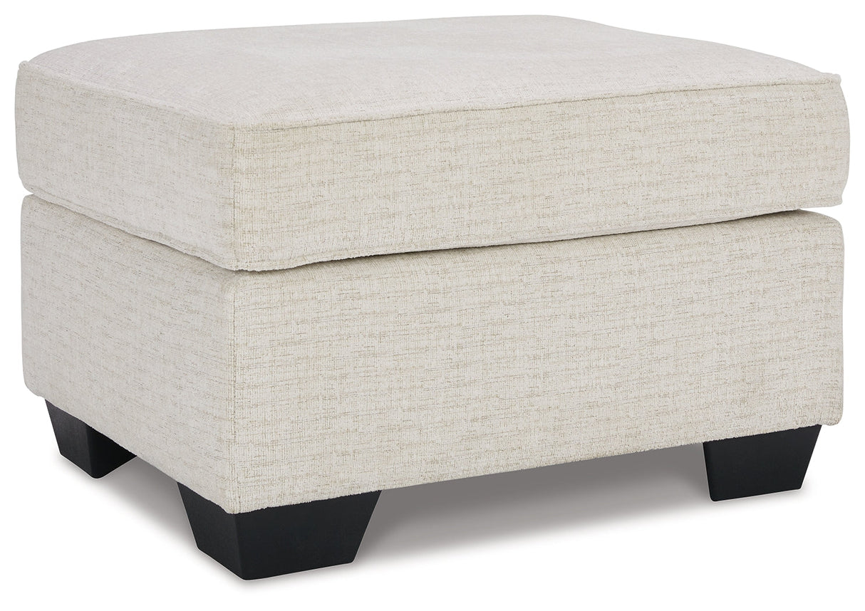 Cashton Snow Ottoman