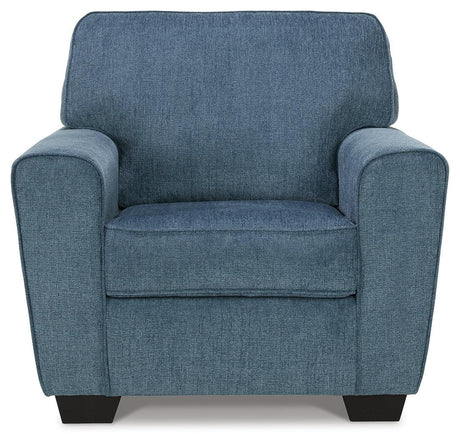 Cashton Blue Chair by Ashley at Eve Furniture