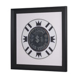 Casino 1 Dollar Vegas Poker Chip By Zap Studio Framed Art Photograph Print under Glass by Mercana at Eve Furniture