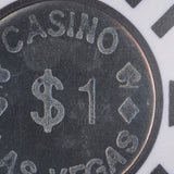 Casino 1 Dollar Vegas Poker Chip By Zap Studio Framed Art Photograph Print under Glass by Mercana at Eve Furniture