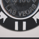 Casino 100 Dollar Vegas Poker Chip By Zap Studio Framed Art Photograph Print under Glass by Mercana at Eve Furniture