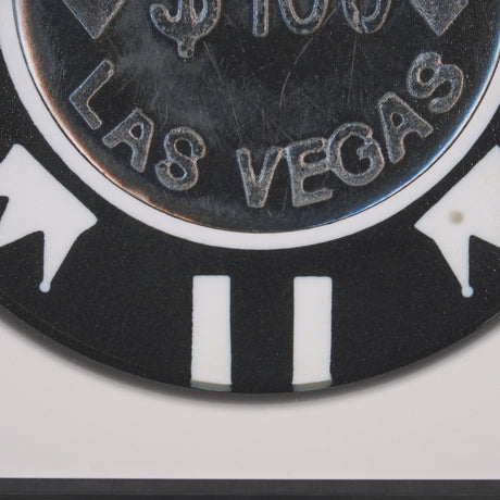 Casino 100 Dollar Vegas Poker Chip By Zap Studio Framed Art Photograph Print under Glass by Mercana at Eve Furniture