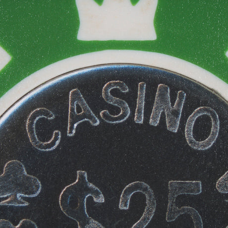 Casino 25 Dollar Vegas Poker Chip By Zap Studio Framed Art Photograph Print under Glass by Mercana at Eve Furniture