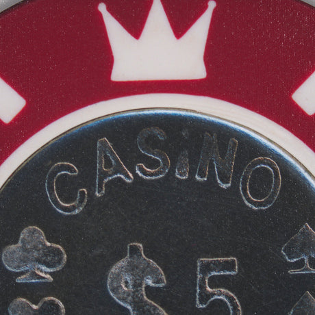 Casino 5 Dollar Vegas Poker Chip By Zap Studio Framed Art Photograph Print under Glass by Mercana at Eve Furniture