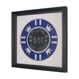 Casino 50 Dollar Vegas Poker Chip By Zap Studio Framed Art Photograph Print under Glass by Mercana at Eve Furniture