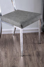 Casper Chrome Side Chair (2/Ctn) by Furniture of America at Eve Furniture