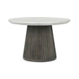 Caspia Snowdrift White/Black Outdoor Dining Table by Classic Home at Eve Furniture