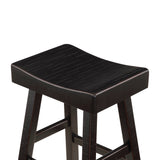 Caspian Black 4-Piece Pack Pub Height Set by Homelegance at Eve Furniture