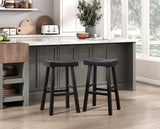 Caspian Black 4-Piece Pack Pub Height Set by Homelegance at Eve Furniture