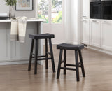 Caspian Black Counter Height Stool, Set of 2 by Homelegance at Eve Furniture