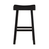 Caspian Black Pub Height Stool, Set of 2 by Homelegance at Eve Furniture