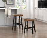 Caspian Black/Brown 4-Piece Pack Pub Height Set by Homelegance at Eve Furniture