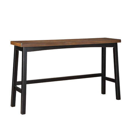 Caspian Black/Brown 4-Piece Pack Pub Height Set by Homelegance at Eve Furniture