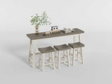 Caspian Black/Brown Counter Height Stool, Set of 2 by Homelegance at Eve Furniture