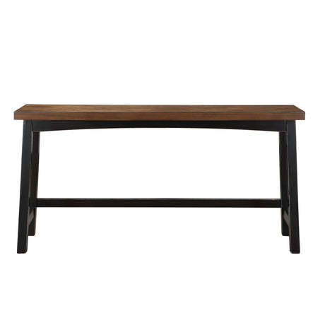 Caspian Black/Brown Pub Height Stool, Set of 2 by Homelegance at Eve Furniture