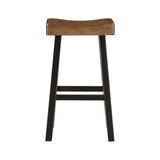 Caspian Black/Brown Pub Height Stool, Set of 2 by Homelegance at Eve Furniture