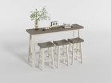 Caspian Black/Brown Pub Height Stool, Set of 2 by Homelegance at Eve Furniture