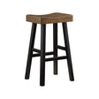 Caspian Black/Brown Pub Height Stool, Set of 2 by Homelegance at Eve Furniture