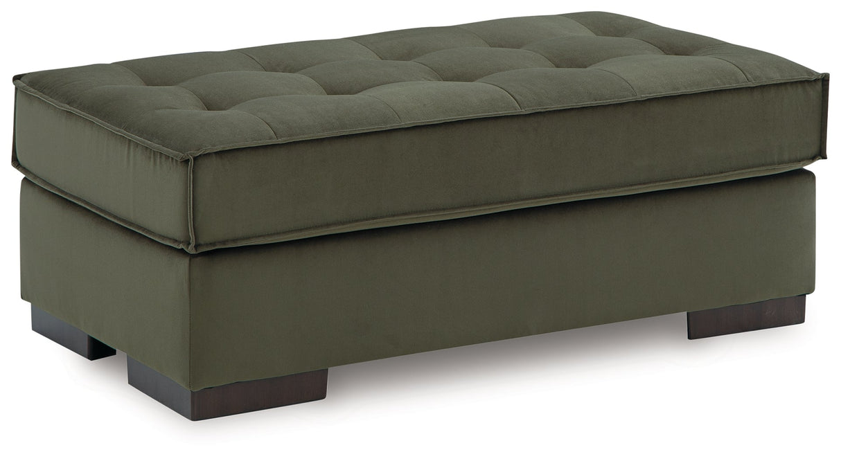 Caspian-Town Olive Oversized Accent Ottoman by Ashley at Eve Furniture
