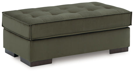 Caspian-Town Olive Oversized Accent Ottoman by Ashley at Eve Furniture