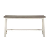 Caspian White/Coffee 4-Piece Pack Counter Height Set by Homelegance at Eve Furniture