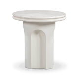 Cassandra Ivory Indoor/Outdoor Concrete Side Table by TOV Furniture at Eve Furniture