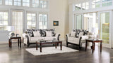 Cassani Light Gray/Walnut Sofa by Furniture of America at Eve Furniture